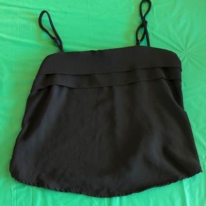 Women's Lulu's tank, undershirt, dressy, office, holiday top size small black
